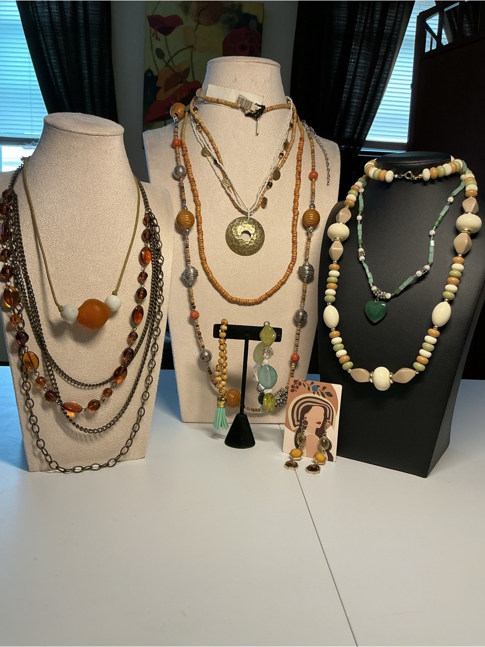 Ink and Alloy and Others Beaded Necklace Set